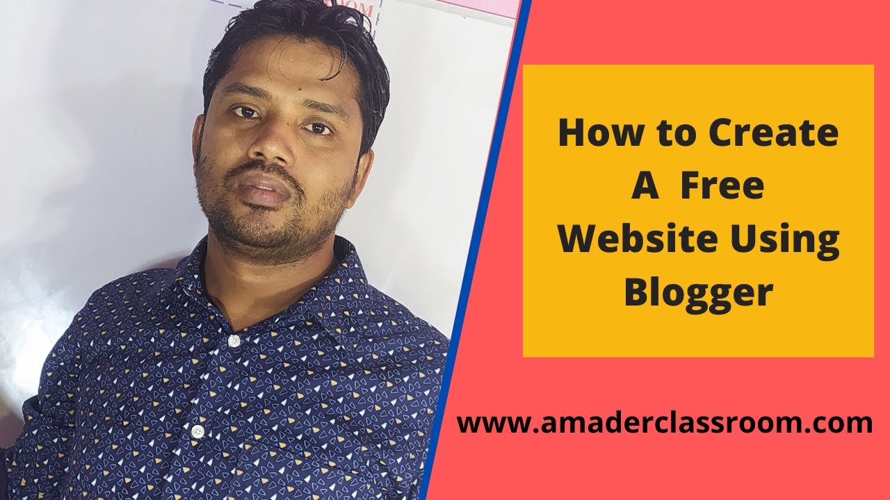 How to Create a Free Website Using Blogger Bangla Tutorial - YouTube