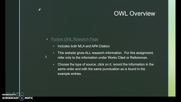 Purdue OWL Citing Sources