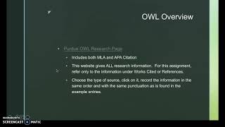 Purdue OWL Citing Sources