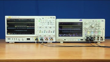 Serial Trigger and Decode Setup Comparison of the MSO7000 VS MDO3000