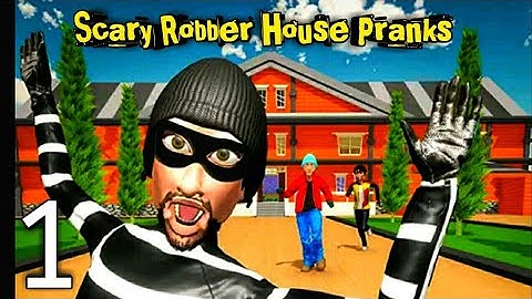 Playing New Scary Robber House Pranks: 3D Thief Early Access Game 2021. (Part#1)