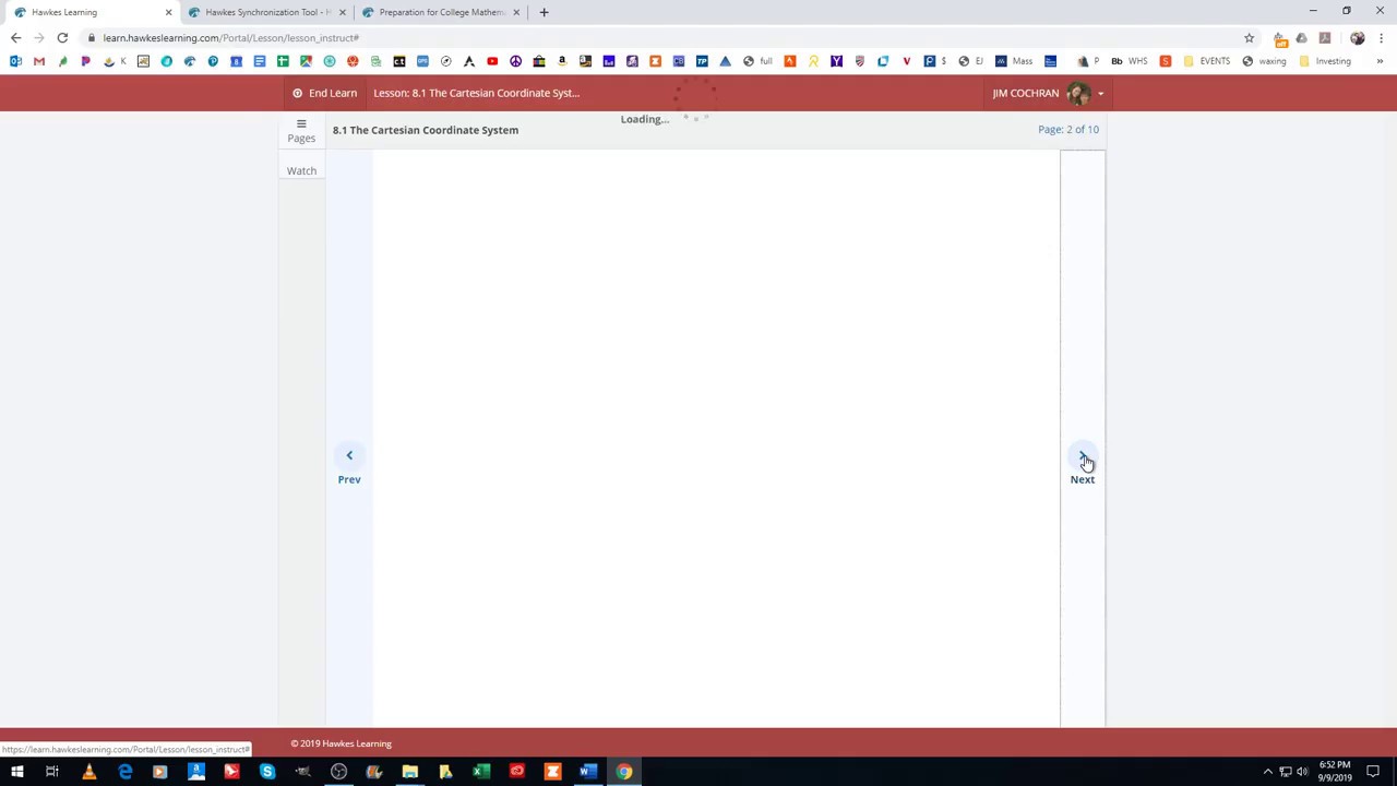 Using the "Learn" Feature in Hawkes Learning YouTube