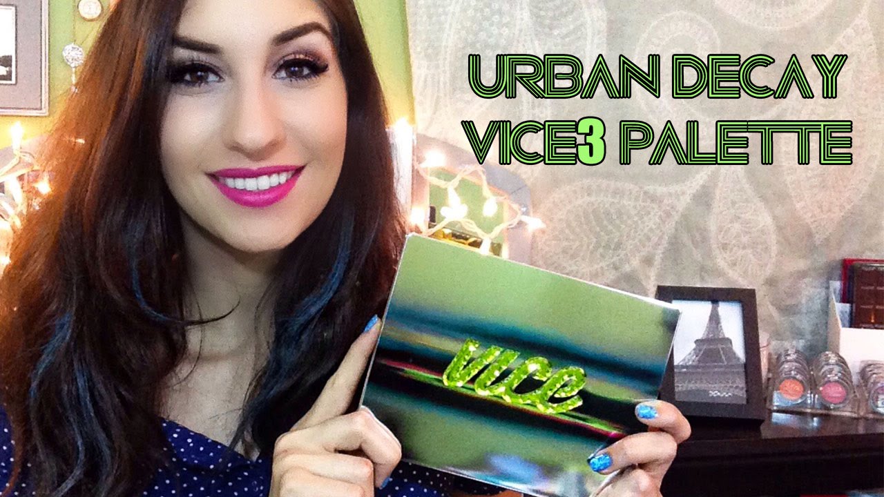 First Impressions + Swatches + GIVEAWAY | The NEW Urban Decay Vice3 Eye Shadow Palette