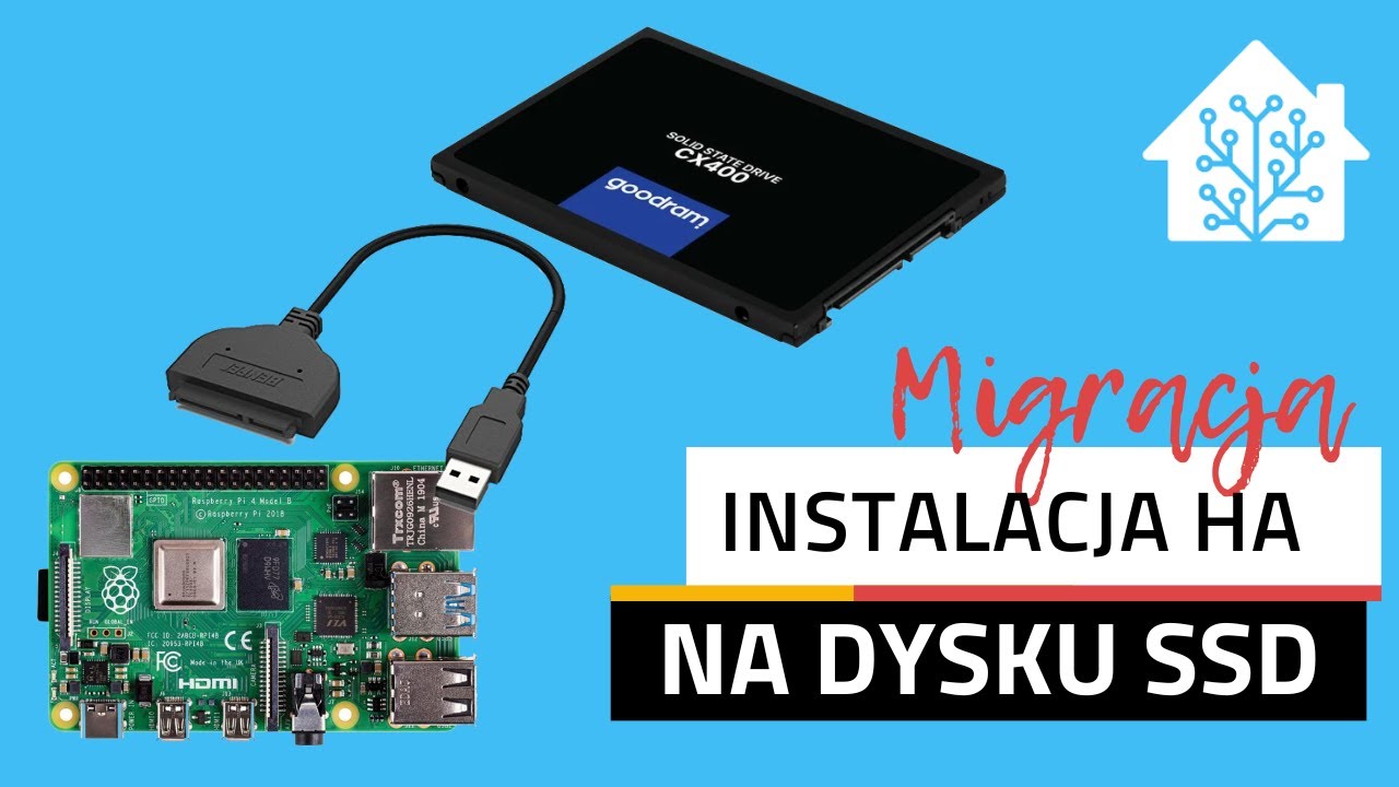 Migracja / Instalacja serwera Home Assistant na Raspberry Pi na dysku SSD
