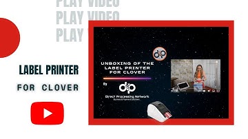 Unboxing of the Label Printer for Clover POS Systems | Clover Label Printer | Label Printers |
