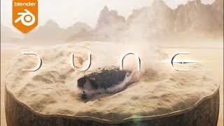 Recreating Dune Environment in Blender screenshot 2