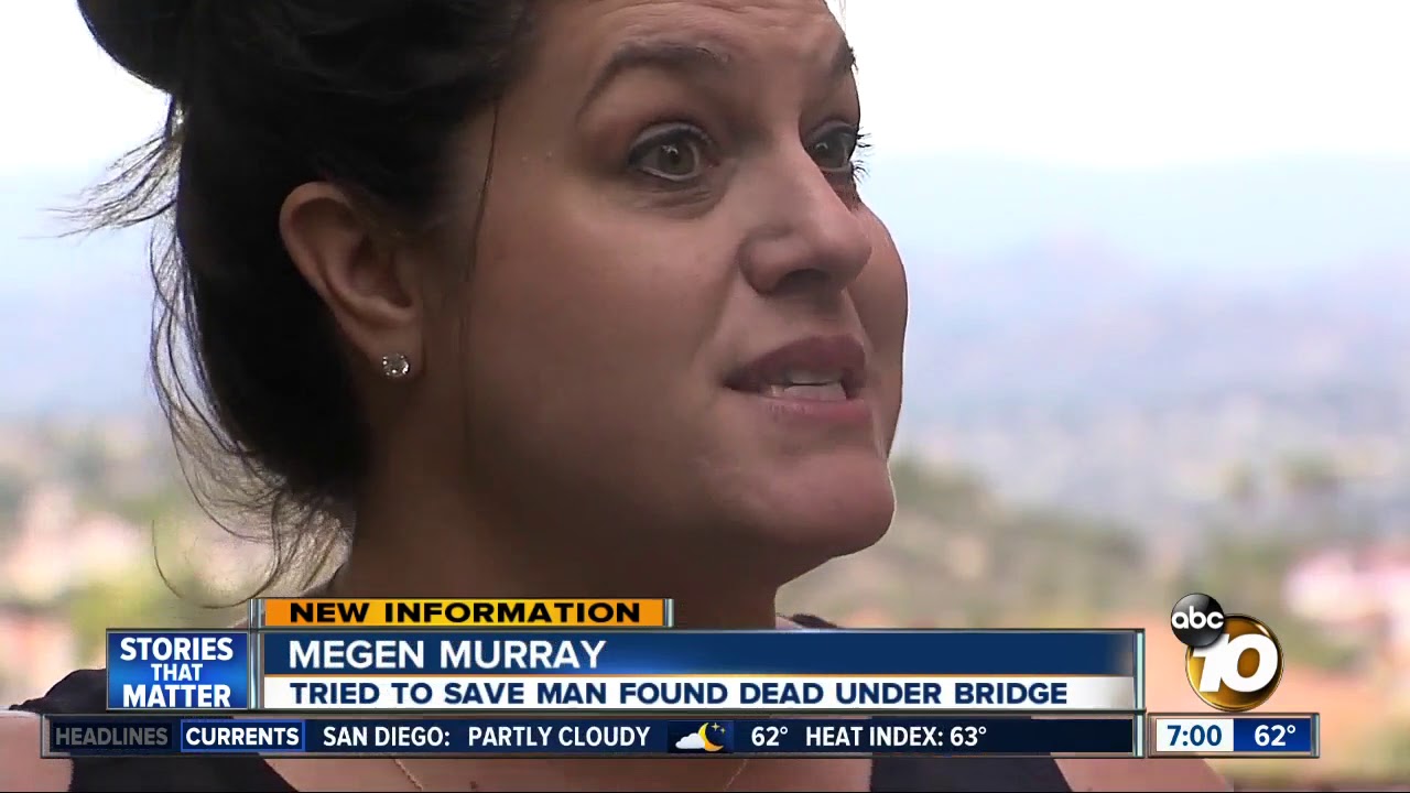 Woman tried to save man found dead under bridge - YouTube