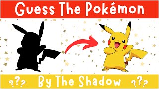 Can You Guess The Pokemon Character By The Shadow | 50 Pokemon Quiz screenshot 1