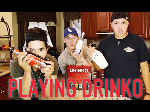 PLAYING DRINKO // DRINKING GAME