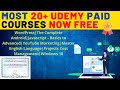 Udemy 20+ MOST USEFUL Paid Courses For Free |Skill Increase With Udemy Courses