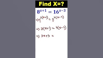 find x of indices and algebraic manipulation #indices #algebraic #equationmathtricks #olympiadexams