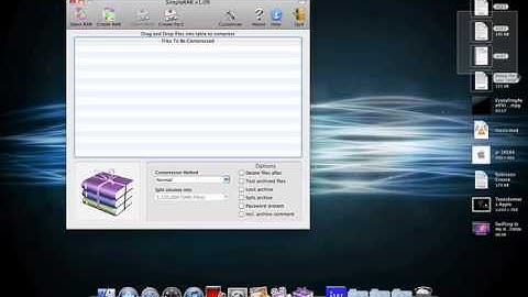 Making Rar Files on a Mac