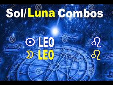 Sol en Leo Luna en Leo | Astrología en Español - YouTube