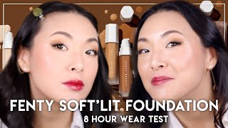 NEW Fenty Soft'lit Foundation Review + 8HR WEAR TEST screenshot 3