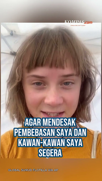 Greta Thunberg: Saya Diculik Israel, padahal Misi Global Sumud Flotilla Damai