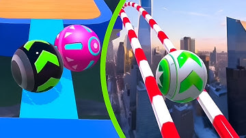 Sky Rolling Ball 3d Gameplay SpeedRun Level 238
