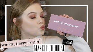 Warm, Berry Toned Makeup Tutorial +Chatty Q&A!