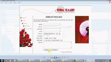 Bài 14 - Tạo Table Form Hoa Cảnh - Lập trình website tĩnh HTML