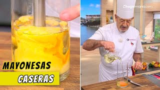 MAYONESAS CASERAS: Las 6 recetas de mayonesas SABORIZADAS más curiosas de Arguiñano