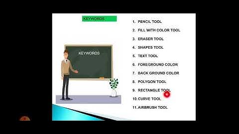3rd std computer chapter - 3- Paint Tools.