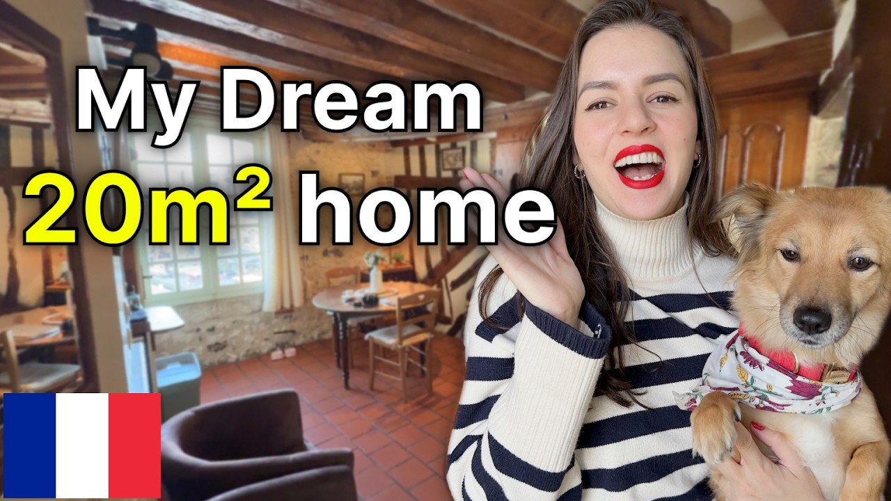 Living in a 20m² Tiny House in France 🇫🇷 | French Interior Design Tour