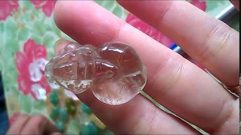 review tỳ hưu thạch anh tóc vàng tự nhiên tại xưởng đá quý Hà Nguyễn