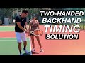 Two-Handed Backhand 3-Step Timing Progression with Anna