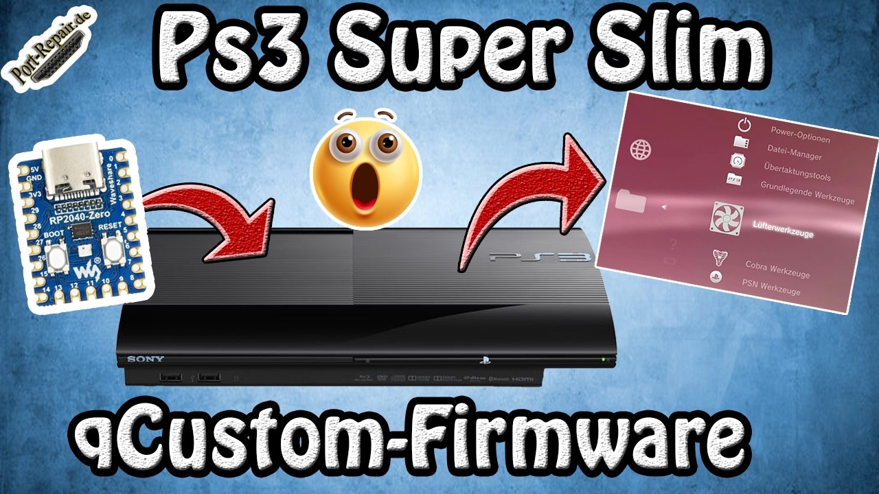 Kein HEN mehr nötig! PS3 Super Slim Modchip mit Raspberry Pi Pico Zero ...