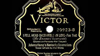 1927 HITS ARCHIVE: I Fell Head Over Heels In Love - Johnny Hamp (Hal White, vocal)