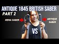 Real Saber vs HEMA saber| Part 2: Handling an Antique 1821 Artillery Officer's Sword