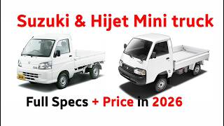 Suzuki and Daihatsu Hijet Mini Trucks Specs & Price in Nigeria in 2026