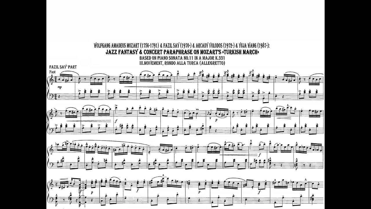 wolfgang amadeus mozart turkish march wolfgang amadeus mozart turkish march