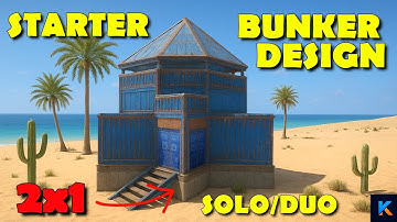 RUST THE BEST BUNKER STARTER BASE 2025