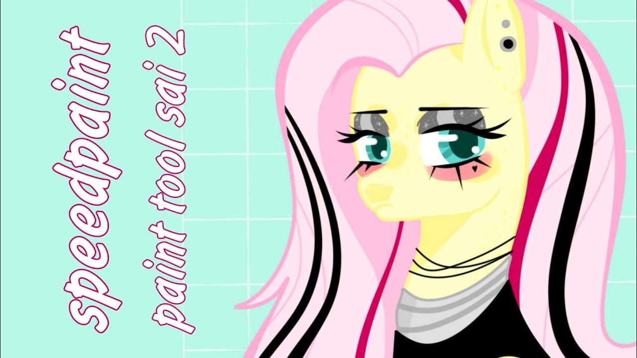 Расхламляем список идей #1╰(▔∀▔)╯/Speedpaint in PaintToolSai 2/ Эмо Флаттершай
