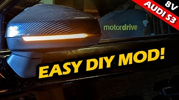 Install Dynamic Indicators on Audi A3 / S3 / RS3 8V