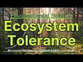 Ecosystem Tolerance and Its Impact on Environmental Stability