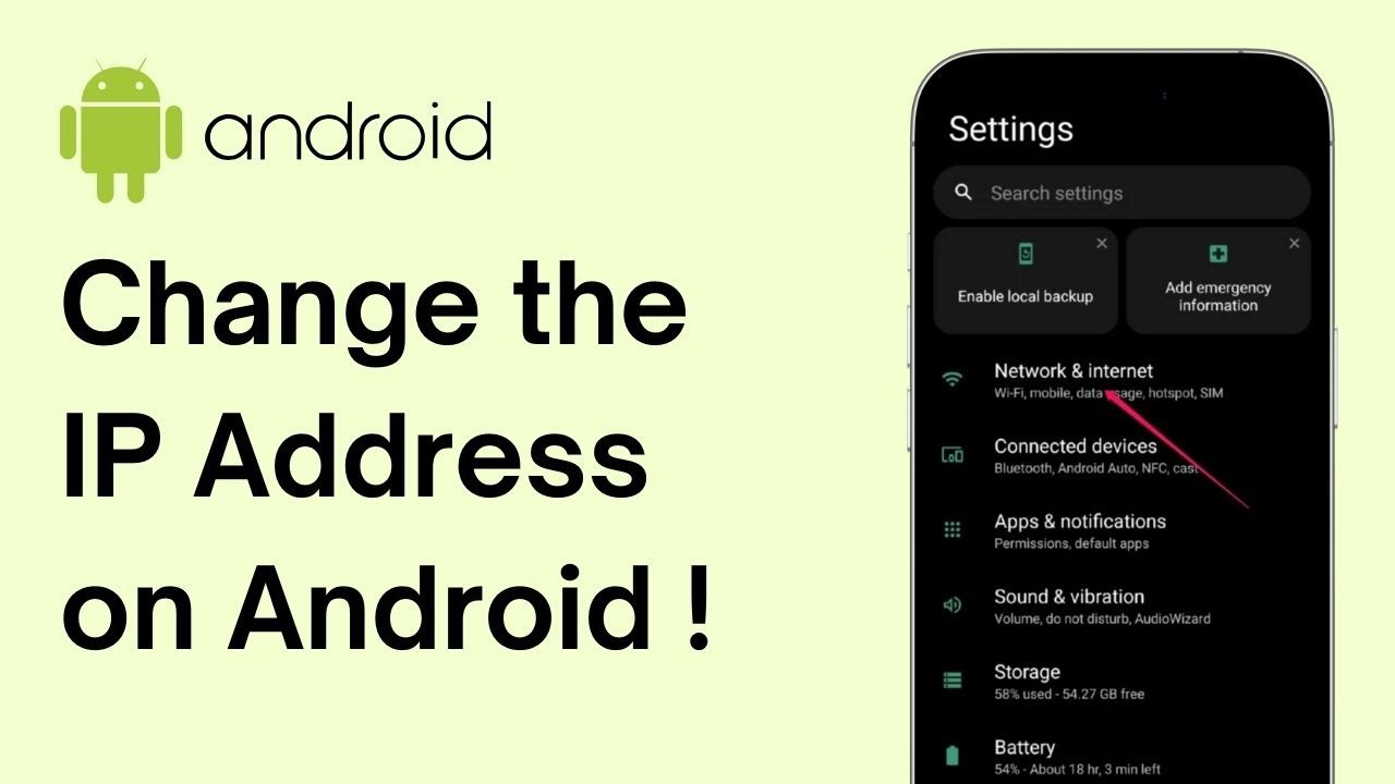 How to Change IP Address on Android ! - YouTube