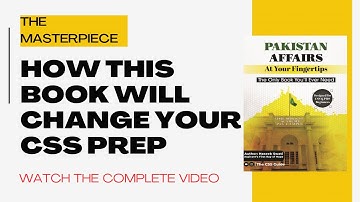 I Told You This Book Was A Masterpiece | CSS & PMS | CSS Aspirants