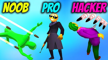 Dodge Action 3D - NOOB vs PRO vs HACKER