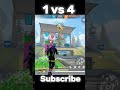 impossible 🌀☠️ 1vs4 Jod or Wot Desert 🦅#shorts #freefire