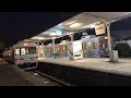 夜の水間鉄道  水間観音駅　　Mizuma railway at night. Mizuma Kannon Station