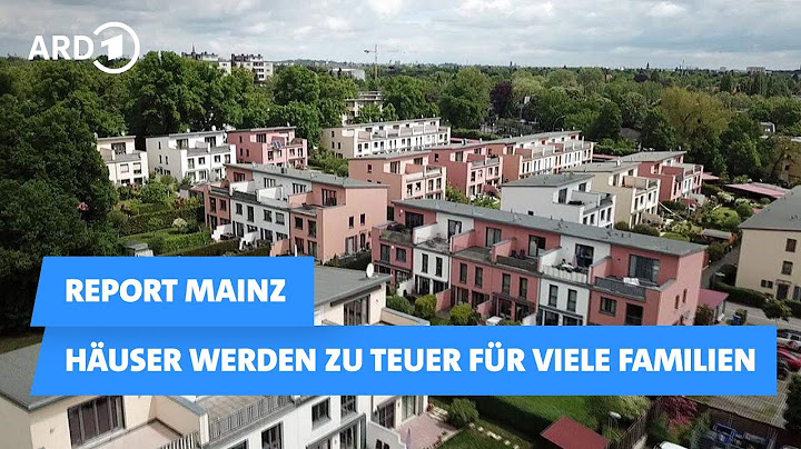 Viele Familien können sich Häuser nicht mehr leisten | REPORT MAINZ