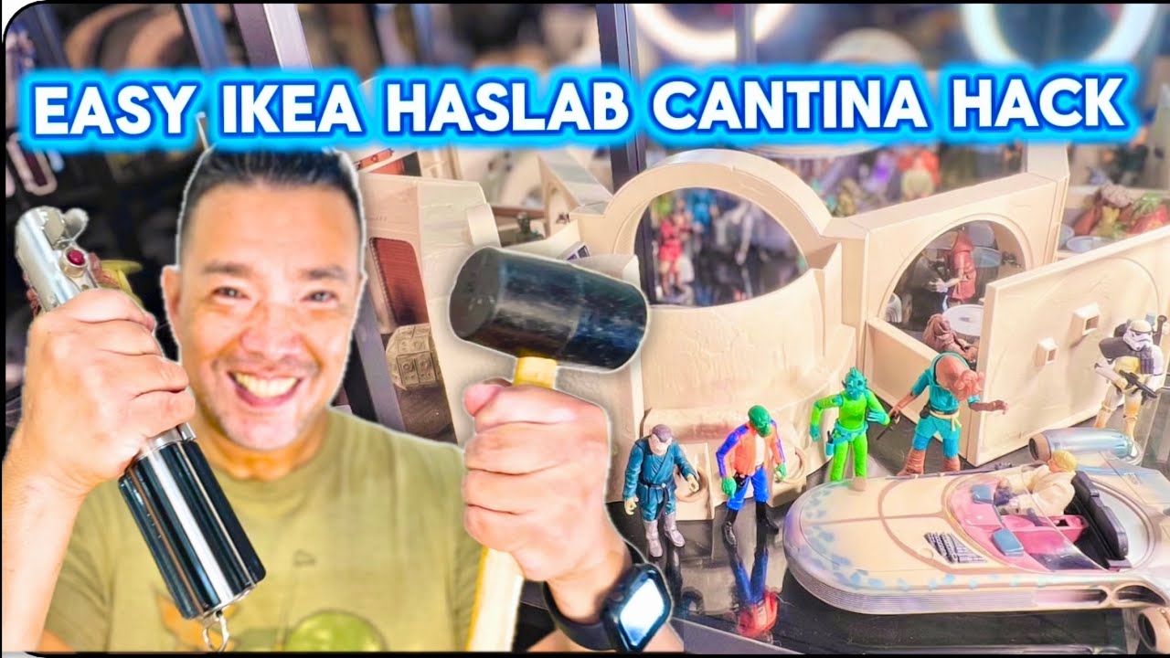 Haslab Mos Eisley Cantina IKEA Hack For Playability And Displayability. 