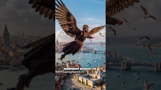 Gökyüzündeki İlk Kıtalararası Uçuş: Hezarfen! 🦅✨ #tarih #belgesel #osmanlı #ilginçbilgiler #shorts