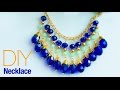 How to make necklace at home | DIY statement necklace |  jewelry making | Beads art