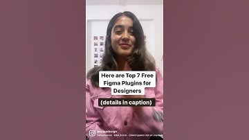 Use these 7 free Figma plugins to amp up your work! 🔥 #learndesign #uxuidesigners