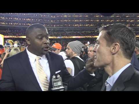 Rod Smith Celebrating Super Bowl 50 Win