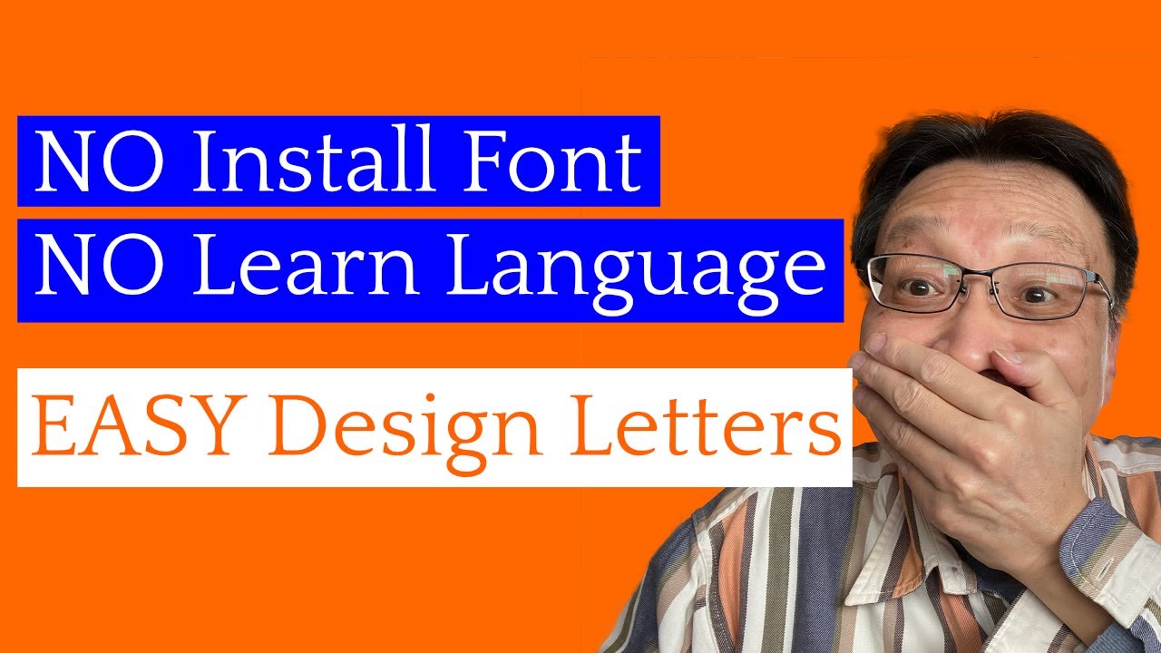 Introduction Easy design Letters - YouTube