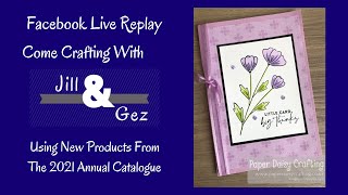 Live Crafting Replay With Flowers Of Friendship - Come Crafting With Jill And Gez Live Crafting Replay With Flowers Of Friendship - Come Crafting With Jill And Gez