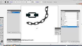 Create Silhouette Chain Vector
